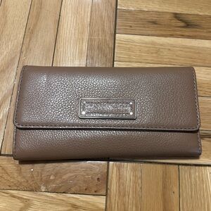 Marc by Marc Jacobs Taupe Leather Continental Wallet